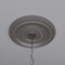 Ekena Millwork Cole PVC Ceiling Medallion (Canopies up to 5 1/8"), 19"OD x 3 1/2"ID x 1"P, Metallic Silver Metallic CMP19COCSV - alternate 7